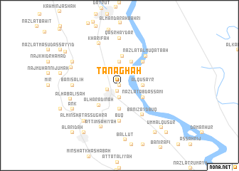 map of Tanāghah