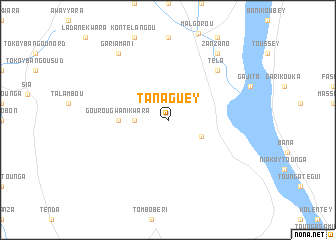 map of Tanaguey