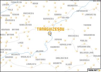 map of Tanaguizèsou