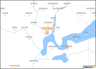 map of Tanaha