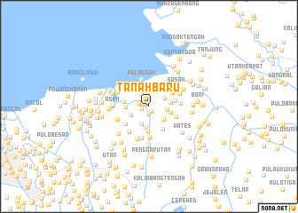 map of Tanahbaru