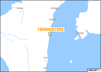 map of Tanahgoyang