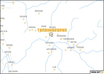 map of Tanahharapan