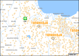 map of Tanahkoja