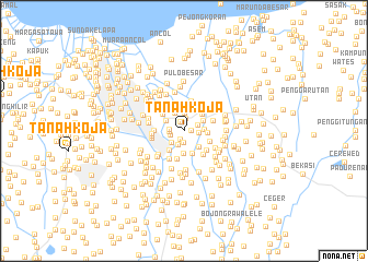 map of Tanahkoja