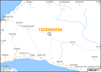 map of Tanahmerah