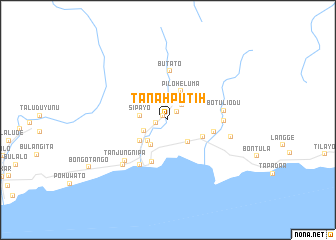 map of Tanahputih