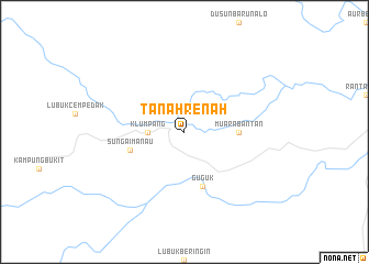 map of Tanahrenah