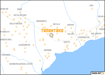 map of Tanahtako