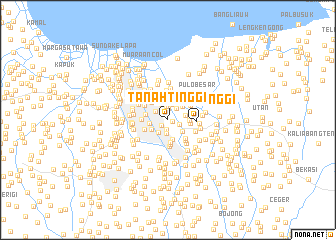 map of Tanahtinggi