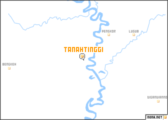 map of Tanahtinggi