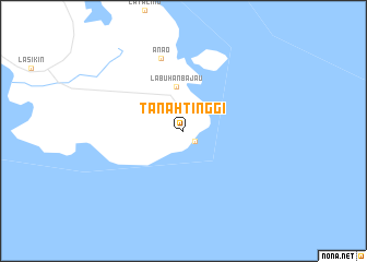 map of Tanahtinggi
