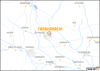 map of Tanakamachi