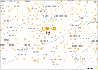 map of Tanakki