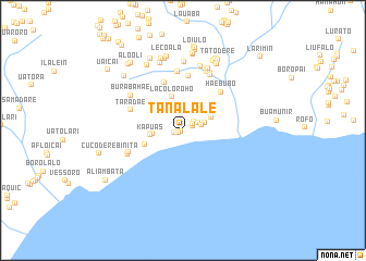 map of Tanalale