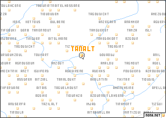 map of Tanalt