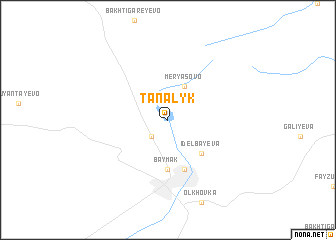 map of Tanalyk