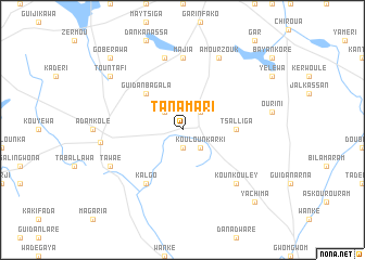 map of Tanamari