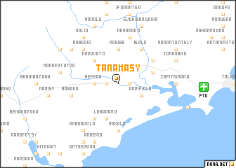 map of Tanamasy