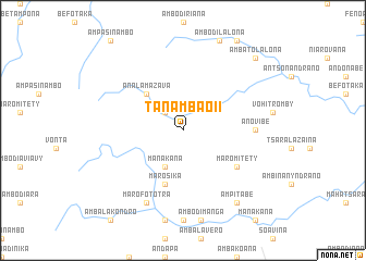 map of Tanambao II