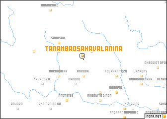 map of Tanambao-Sahavalanina