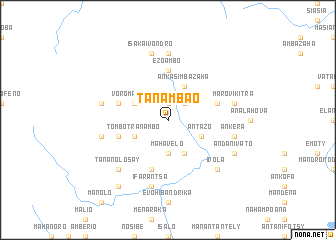 map of Tanambao