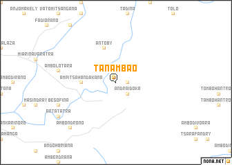 map of Tanambao