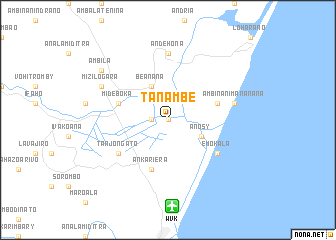 map of Tanambe