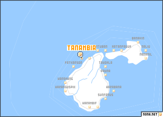 map of Tanambia