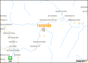 map of Tanambo