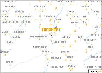 map of Tanamert