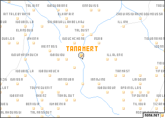 map of Tanamert