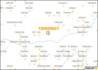 map of Tanammert