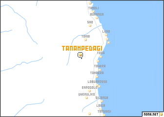 map of Tanampedagi