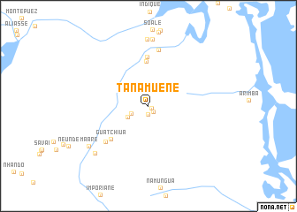 map of Tanamuene