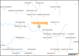 map of Tananambo