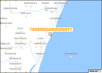 map of Tananandrainimainty