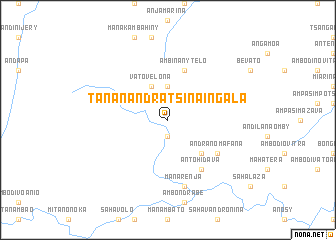 map of Tananandratsinaingala