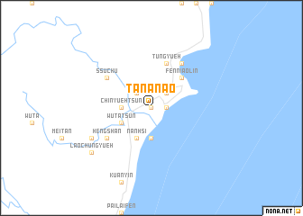 map of Ta-nan-ao