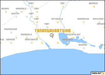 map of Tanandava Atsimo