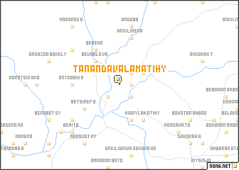 map of Tanandava Lamatihy