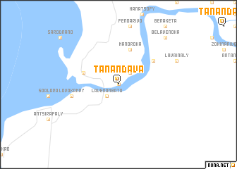 map of Tanandava