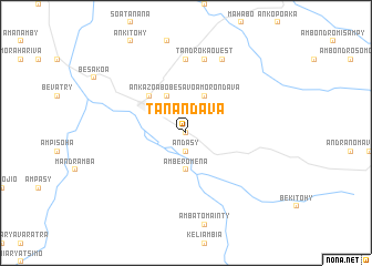 map of Tanandava