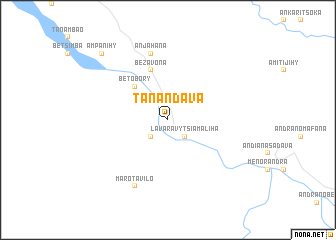 map of Tanandava