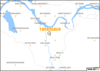 map of Tanandava