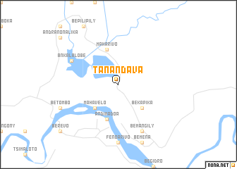 map of Tanandava