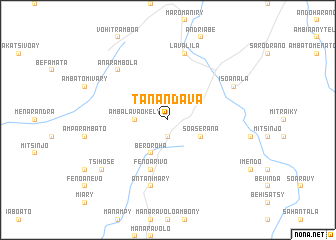 map of Tanandava