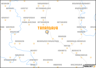 map of Tanandava