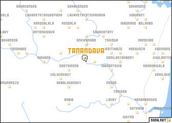 map of Tanandava