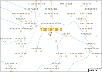 map of Tanandava